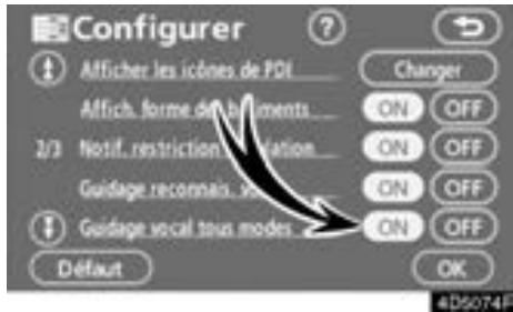 TOYOTA Tundra (2007-2009) Navigation et multimédia - Guidage vocal dans tous les modes - 1