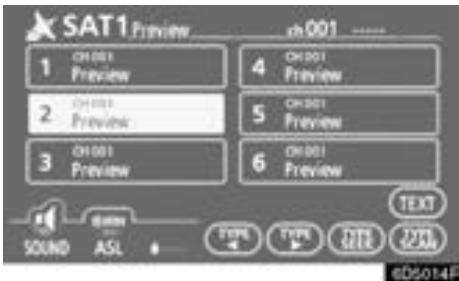 TOYOTA Tundra (2007-2009) Navigation et multimédia - Faites lamise au point sur le canal désiré. - 1