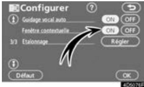 TOYOTA Tundra (2007-2009) Navigation et multimédia - - Message contextuel - 1