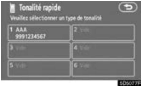 TOYOTA Tundra (2007-2009) Navigation et multimédia - — Modifier les paramètres du téléphone Bluetooth® - 20