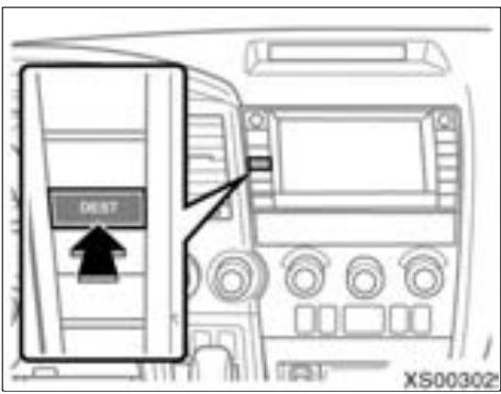 TOYOTA Tundra (2007-2009) Navigation et multimédia - — Paramétrage de domicile comme destination - 1