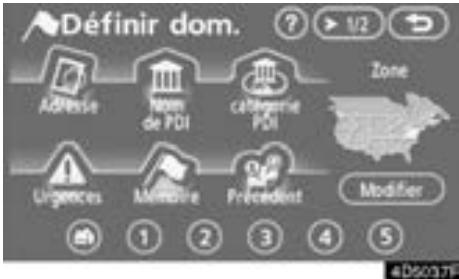 TOYOTA Tundra (2007-2009) Navigation et multimédia - — Enregistrement d'un domicile - 2