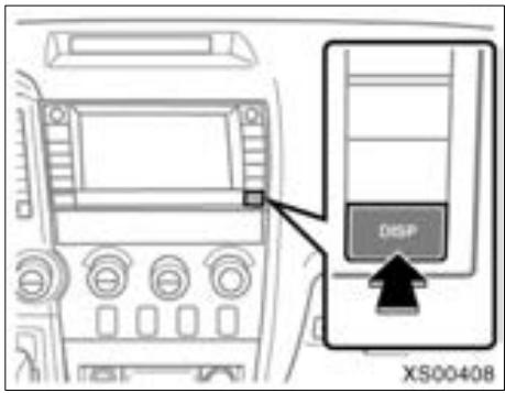 TOYOTA Tundra (2007-2009) Navigation et multimédia - Réglage de l'écran - 1