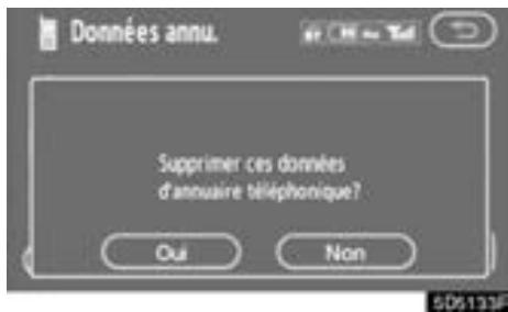 TOYOTA Tundra (2007-2009) Navigation et multimédia - Effleurez le bouton d'écran tactile désiré.   Lorsque vous edited les données, effleurez "OK". - 6