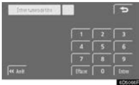 TOYOTA Tundra (2007-2009) Navigation et multimédia - SELECTION D'UN ELEMENT DU MENU - 1