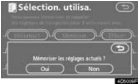 TOYOTA Tundra (2007-2009) Navigation et multimédia - Effleurez "Mémoriser". - 1
