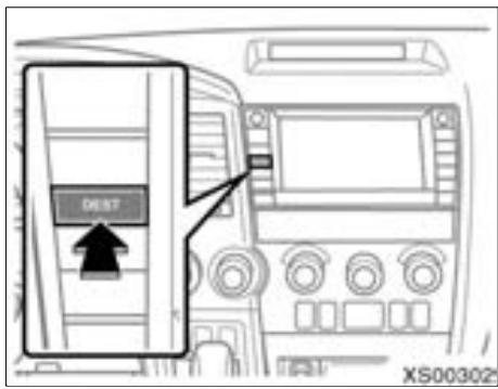 TOYOTA Tundra (2007-2009) Navigation et multimédia - — Déroulement de l'opération: guidage de l'itinéraire - 1
