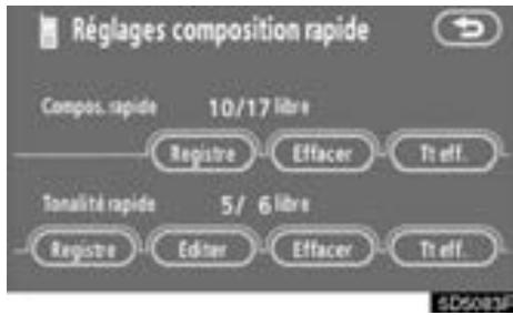 TOYOTA Tundra (2007-2009) Navigation et multimédia - — Modifier les paramètres du téléphone Bluetooth® - 26