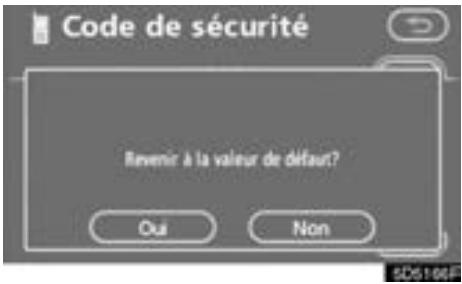 TOYOTA Tundra (2007-2009) Navigation et multimédia - Saisissez le code de sécurité et effleurez "OK". - 3