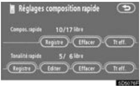 TOYOTA Tundra (2007-2009) Navigation et multimédia - — Modifier les paramètres du téléphone Bluetooth® - 19