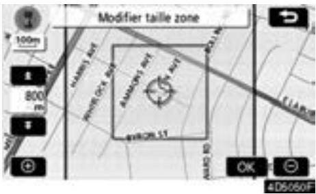 TOYOTA Tundra (2007-2009) Navigation et multimédia - AFFICHAGE DES NOMS DES ZONES A EVITER - 3