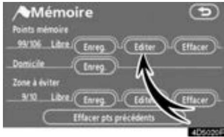 TOYOTA Tundra (2007-2009) Navigation et multimédia - — Editor des points mémoire - 1