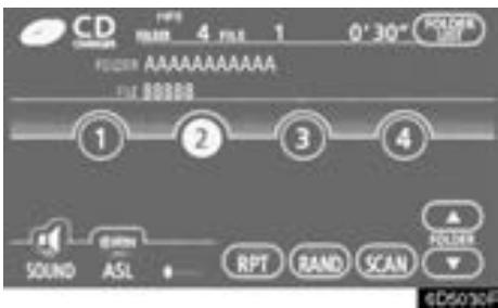 TOYOTA Tundra (2007-2009) Navigation et multimédia - SELECTION D'UN FICHIER SOHAITE - 4