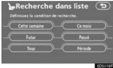 TOYOTA Tundra (2007-2009) Navigation et multimédia - — Listé de mémos - 1