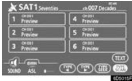 TOYOTA Tundra (2007-2009) Navigation et multimédia - Sélection d'un canal - 1