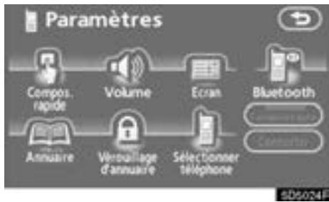 TOYOTA Tundra (2007-2009) Navigation et multimédia - — Déclarer un téléphone Bluetooth® - 4