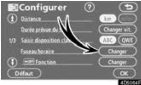 TOYOTA Tundra (2007-2009) Navigation et multimédia - - Fuseau hora - 1