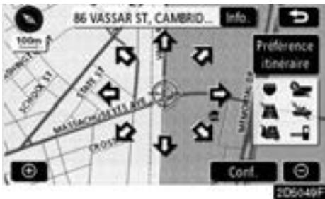 TOYOTA Tundra (2007-2009) Navigation et multimédia - - Recherche de la destination par "Carte" - 1