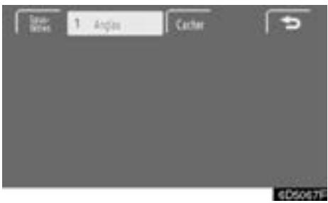 TOYOTA Tundra (2007-2009) Navigation et multimédia - RECHERCHE PAR TITRE - 1