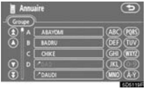 TOYOTA Tundra (2007-2009) Navigation et multimédia - Effleurez "Ajouter à". - 1