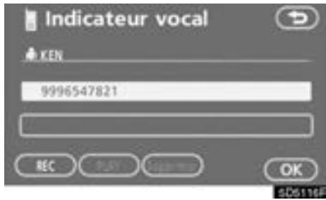 TOYOTA Tundra (2007-2009) Navigation et multimédia - Effleurez "Enreg. vocal". - 1