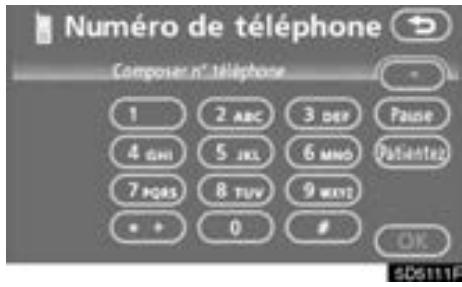 TOYOTA Tundra (2007-2009) Navigation et multimédia - Effleurez "TEL 1" ou "TEL 2". - 1