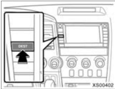 TOYOTA Tundra (2007-2009) Navigation et multimédia - "Coordonn." - 1