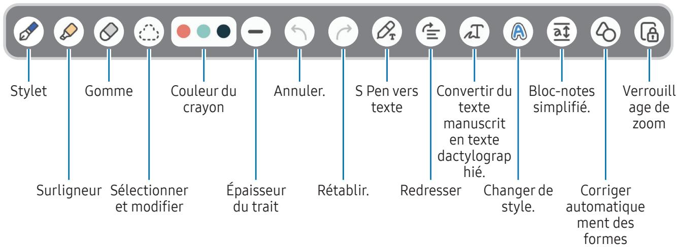 SAMSUNG SMX816BZAAEUB - Rédiger des notes en mode manuscrit - 1
