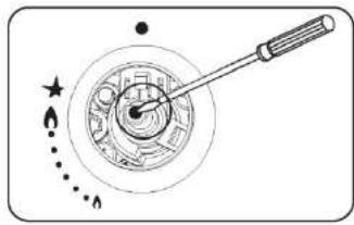 ROSIERES TRV60NOIN1 - CAS 2 : vis de régulation non visible (voir figure 3B) - 1