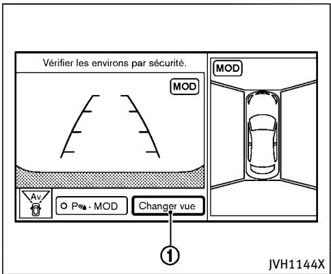 INFINITI QX70 (20178) - Reculer derrière un objet saillant : - 1