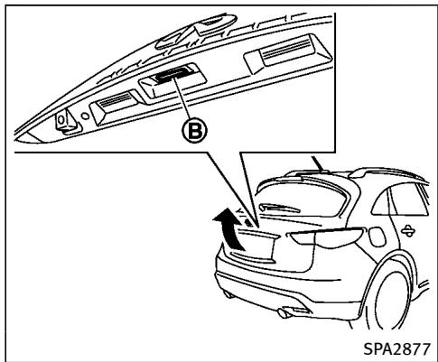 INFINITI QX70 (20178) - Commande principale de hayon électrique - 2