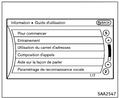 INFINITI QX70 (20178) - Listedescommandes - 1