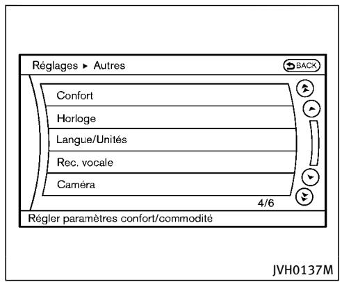 INFINITI QX70 (20178) - MODE STANDARD DE RECONNAIS-SANCE VOCALE INFINITI - 1