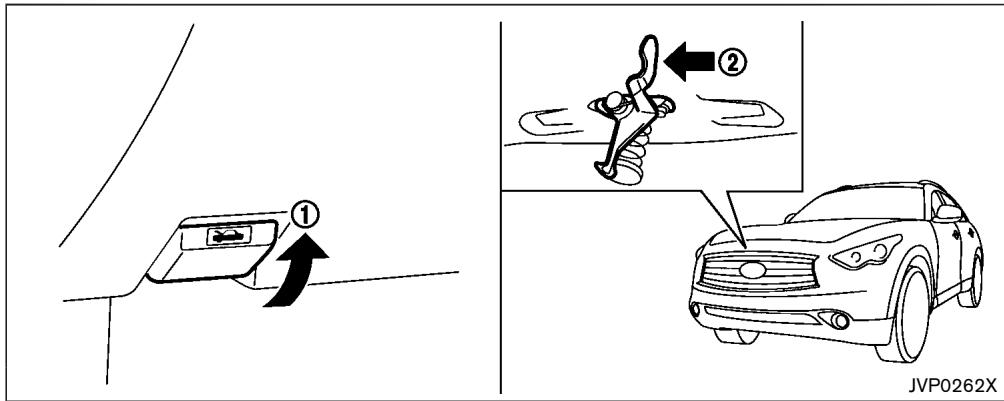 INFINITI QX70 (20178) - Comment changer de mode : - 2