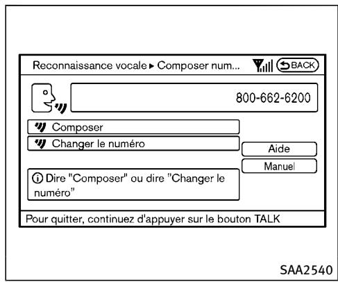 INFINITI QX70 (20178) - Examples de commandes vocales - 6