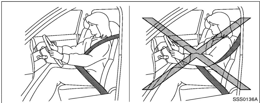 INFINITI QX70 (20178) - PRECAUTIONS À PRENDRE AVEC LES CEINTURES DE SECURITÉ - 1