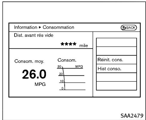 INFINITI QX70 (20178) - COMMENT UTILISER LE BOUTON INFO - 3