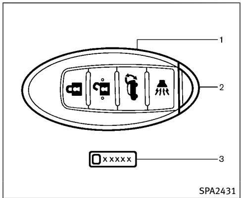 INFINITI QX70 (20178) - CLÉS - 1