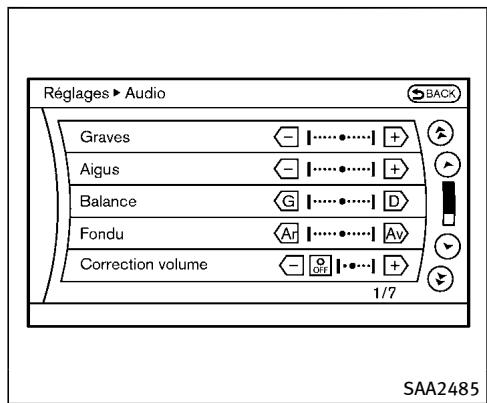 INFINITI QX70 (20178) - COMMENT UTILISER LE BOUTON SETTING - 1