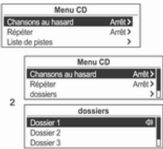 OPEL Mokka Phase 1 (2013-2016) Guide de l'infotainment - Lecteur de disques CD/MP3 - 2