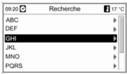 OPEL Mokka Phase 1 (2013-2016) Guide de l'infotainment - Répertoire téléphonique - 1