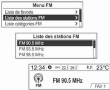 OPEL Mokka Phase 1 (2013-2016) Guide de l'infotainment - Utilisation des boutons de préselection - 15