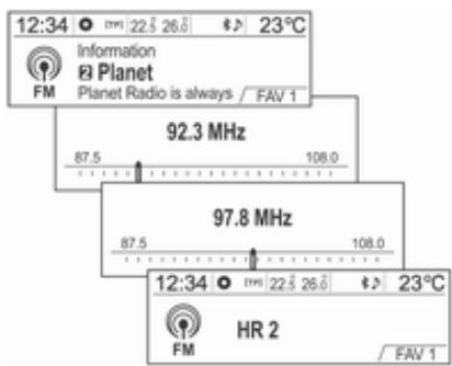 OPEL Mokka Phase 1 (2013-2016) Guide de l'infotainment - Écoute d'une station radio ou DAB - 4