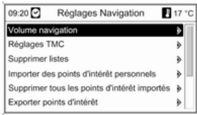 OPEL Mokka Phase 1 (2013-2016) Guide de l'infotainment - Configurer le système de navigation - 1