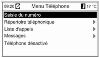 OPEL Mokka Phase 1 (2013-2016) Guide de l'infotainment - Composer un numero de téléphone - 1