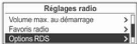 OPEL Mokka Phase 1 (2013-2016) Guide de l'infotainment - Configurer le RDS - 2