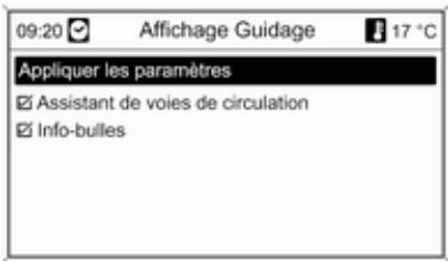 OPEL Mokka Phase 1 (2013-2016) Guide de l'infotainment - Affichage Guidage - 1