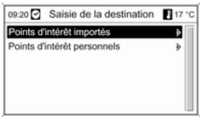OPEL Mokka Phase 1 (2013-2016) Guide de l'infotainment - Programmer une entrée myPOIs comme une adrasse de domicile - 1