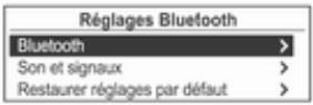 OPEL Mokka Phase 1 (2013-2016) Guide de l'infotainment - Menu Telephone Reglages Bluetooth - 2