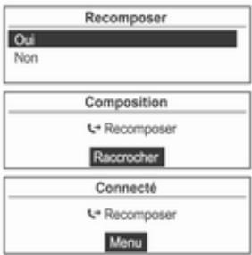 OPEL Mokka Phase 1 (2013-2016) Guide de l'infotainment - Appel par recomposition - 1